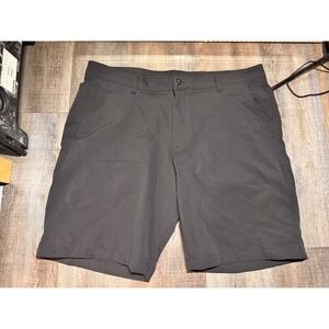 Under Armour Mens Gray Golf‎ Shorts Flat Front Performance HeatGear Size 40